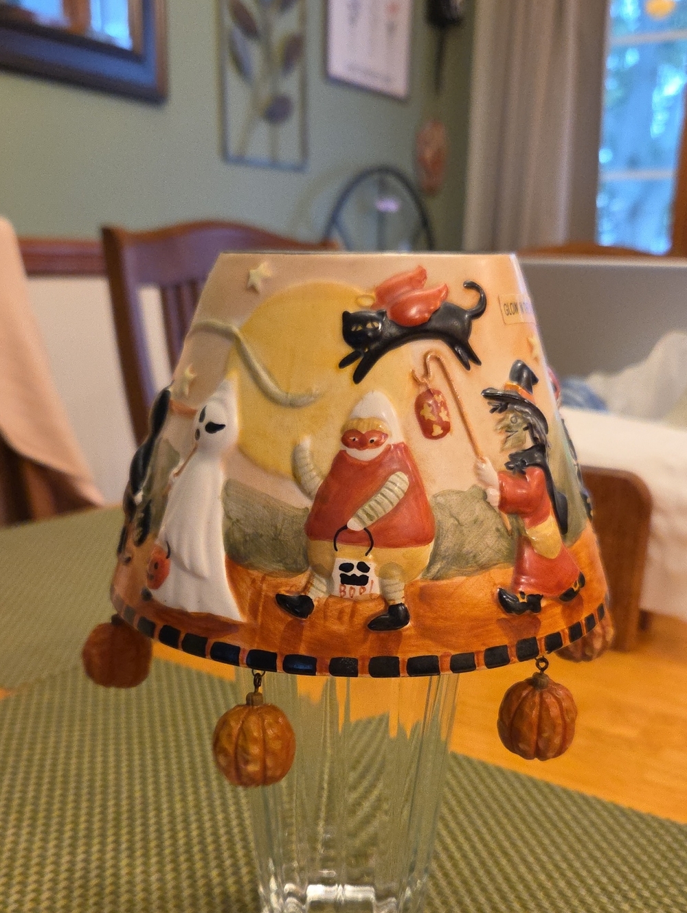 Halloween Pumpkin Patch Table Lamp Shade - Orange
